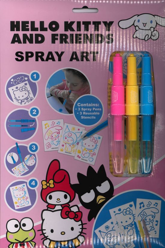 Hello Kitty Spray Art