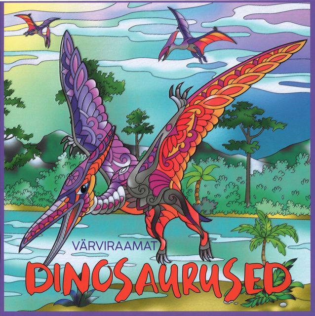 Dinosaurused värviraamat